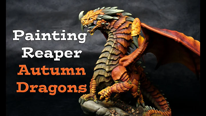 Painting a Reaper Bones Autumn Dragon