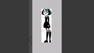 redesigning TD characters: gwen! | #totaldrama #totaldramaisland #characterdesign #gothic
