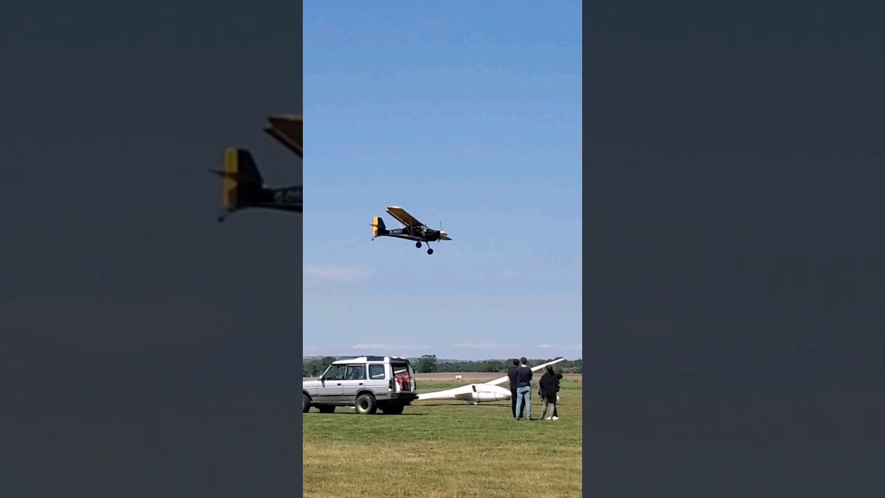 Gliding Tug Prop Plane Landing glider gliding aircraft sabaton