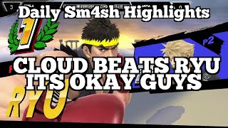 Daily Sm4sh Highlights: CLOUD BEATS RYU ITS OKAY GUYS