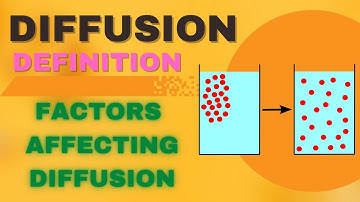 WHAT IS DIFFUSION? FACTORS AFFECTING DIFFUSION