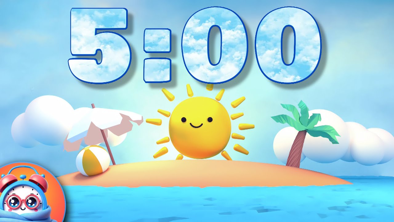 5 Minute Countdown Timer with Music Hello Summer 2024 - YouTube