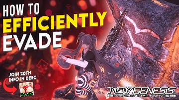 【PSO2NGS】HOW TO EVADE MORE EFFICIENTLY