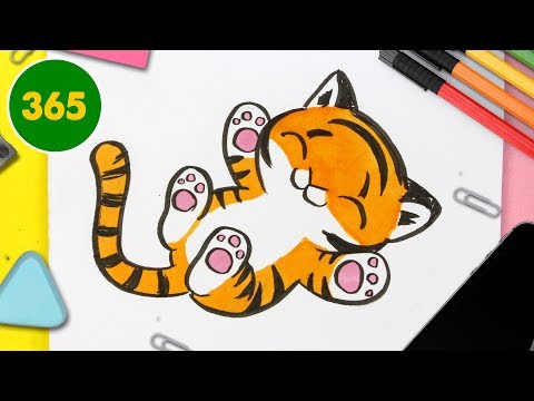 Vidéo: Comment Dessiner Un Bébé Tigre