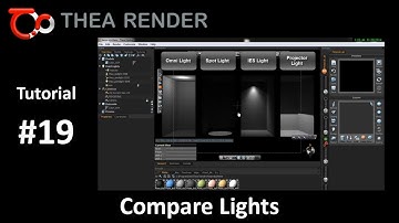 Thea Render --- Compare Lights --- Tutorial #19