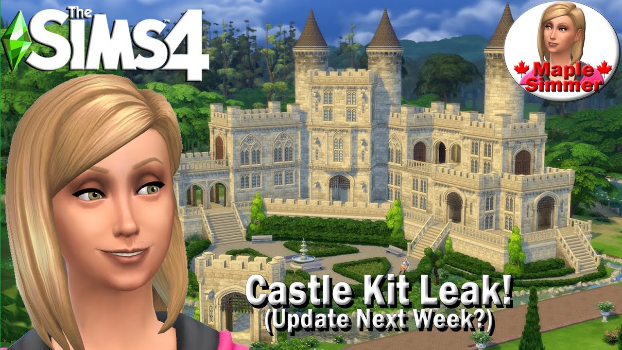 Castle Kit Leak, Update Next Week/Roadmap Soon? (Sims 4 News