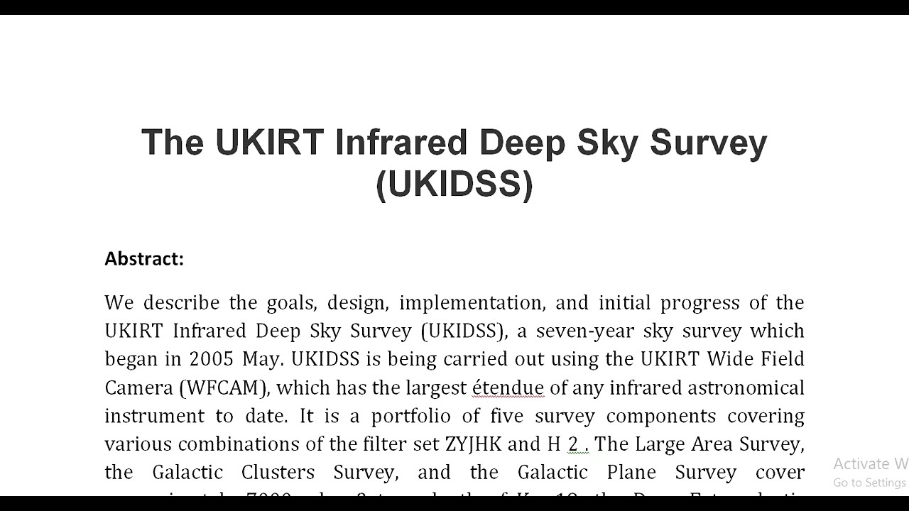 The UKIRT Infrared Deep Sky Survey UKIDSS