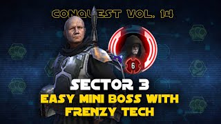 Let's try this again! Hard Sector 3 Palpatine Mini Boss Guide | Conquest Vol. 14 SWGOH
