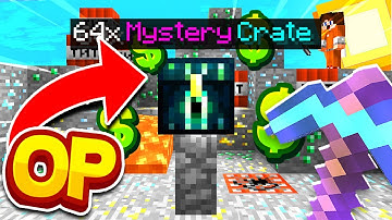 We opened 64 of the UNPURCHASABLE CRATES in Minecraft OP Prison #34 (Minecraft Prison Escape)