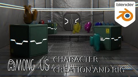 Among Us Character Creation And Rigging Tutorial And Timelapse in Blender 2.9 [Part 2]