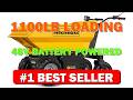 1100Lb Loading 48V Battery Powered Wheel Barrow Electric Dumper Cart with 30W - B0DBZH72RW