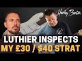 I took my £30 / $40 Harley Benton to a LUTHIER...  (Harley Benton Setup - Video 1)