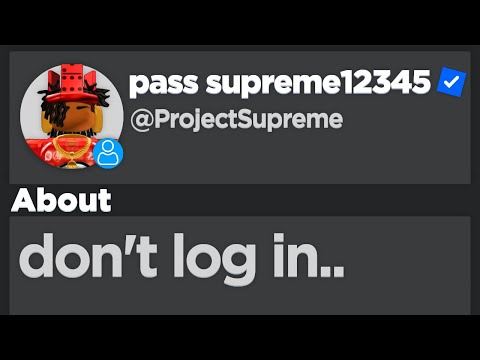 I Put My PASSWORD In My Roblox Name..
