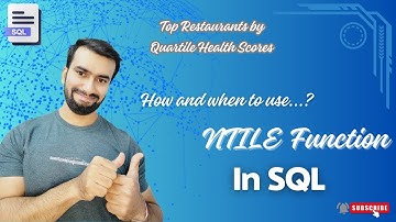 How to and when to use NTILE Function in SQL| Data Analytics Problem