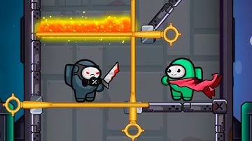 Rescue Impostor - How To Loot & Pull Pin Puzzle - Gameplay All Levels 1-28 (Android & iOS)