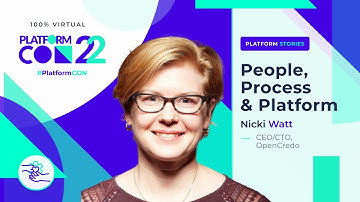 People, Process & Platform - A community focused approach • Nicki Watt • PlatformCon 2022