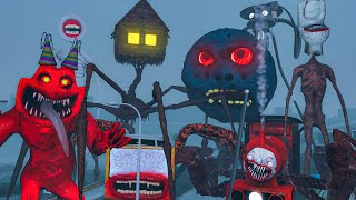 SCARY MOON, TOILET MONSTER, HOUSE HEAD, GARTEN OF BANBAN WANT TO EAT ME IN THE CITY! by relyte 22,755 views 2 weeks ago 8 minutes, 41 seconds