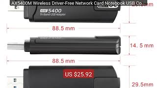 AX5400M Wireless Driver-Free Network Card Notebook USB Computer Wi... — Best Deal 2026 | Shop Now!