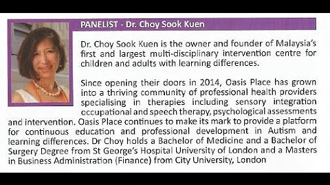 Autism Talk : Dr Choy Sook Kuen on Multi Intervent...