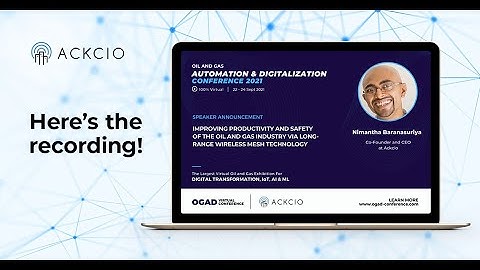 Oil and Gas Automation and Digitalization (OGAD) Conference 2021