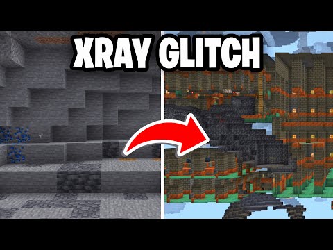 EASY Minecraft Bedrock Xray Glitch! - Minecraft Bedrock 1.21!