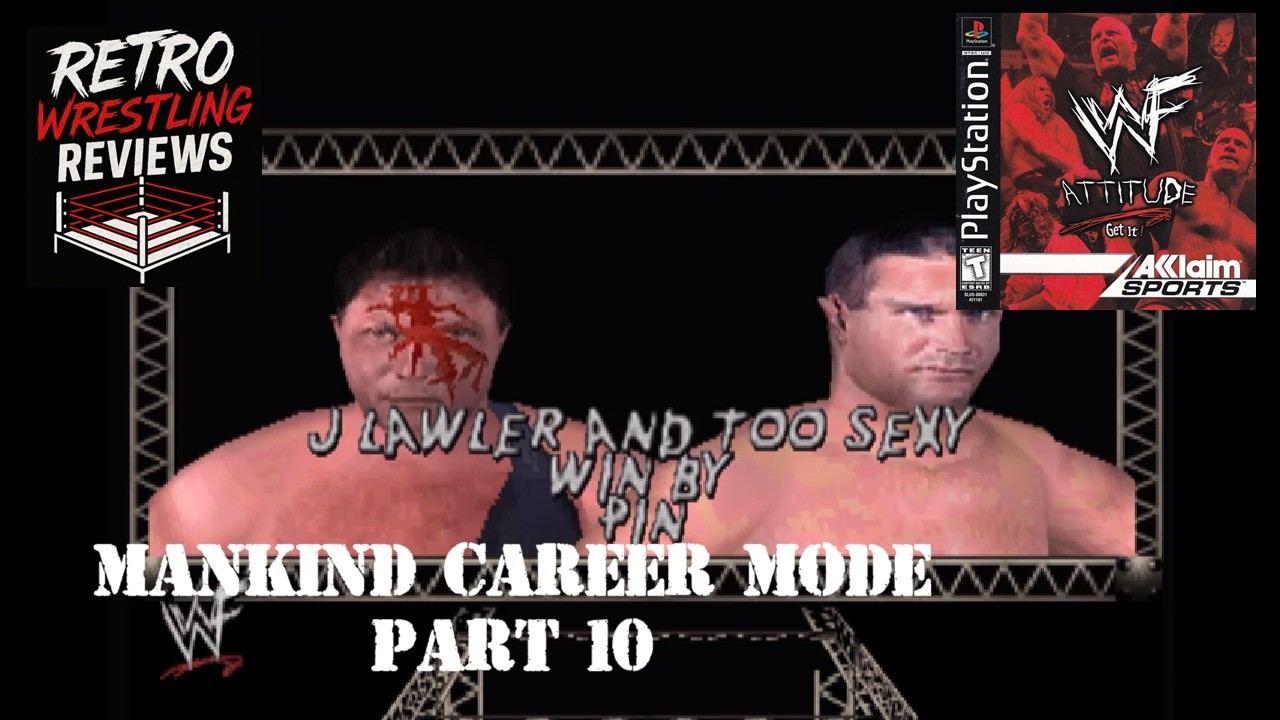 Career mode as Mankind Part 10 (WWF Attitude (Playstation) Gameplay)