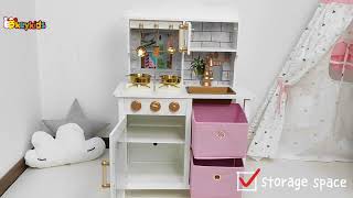 Be Little Chefs with Okeykids Wooden Kitchen Toy for Kids
