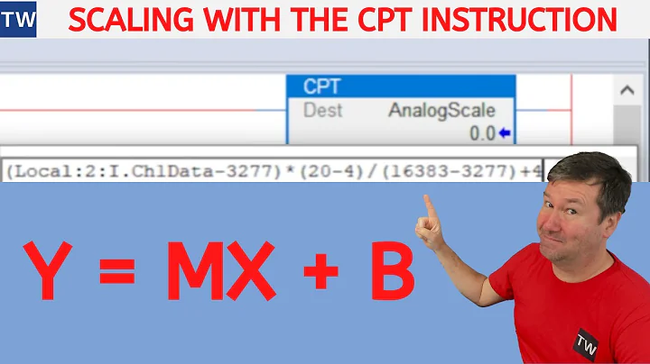 Studio 5000 Scaling with the CPT Instruction in Ladder Logic