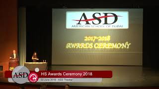 ASD HS Awards Ceremony - June 3, 2018