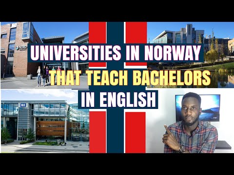 Universities in Norway that teach Bachelors Degree in English