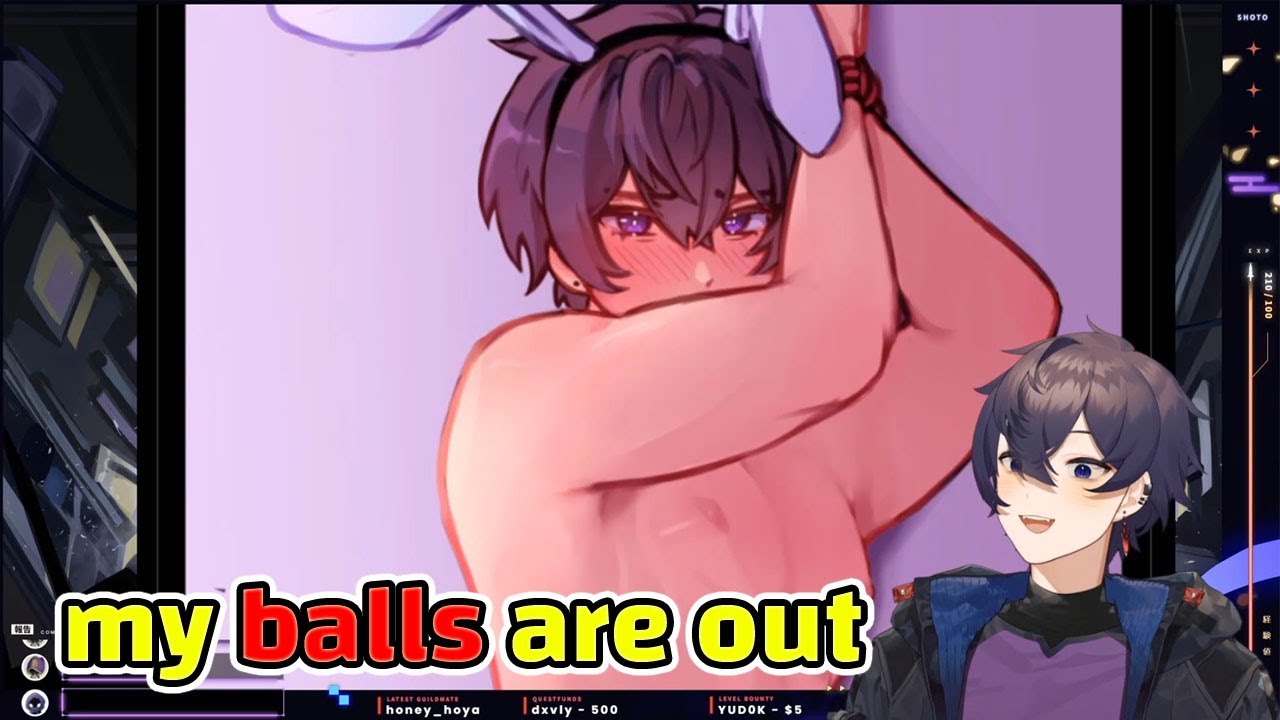 Shoto Shows A Naked Fan Art Of Him On Stream Twitch Nude Videos And