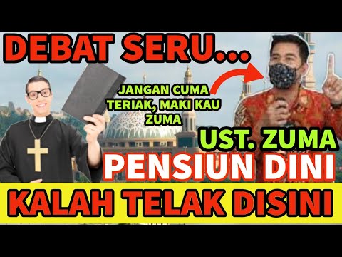 🔴Debat Seru‼️KALAH TELAK Ust. Zuma Minta Tolong & PENSIUN DINI Jagoan Graha Mualaf