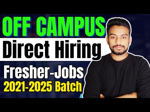 Direct Hiring | Off Campus Drive For 2024, 2023, 2022. 2021 Batch | Fresher Jobs | Kn Academy