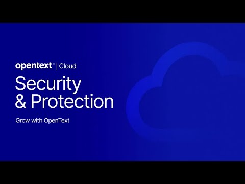 The OpenText Security & Protection Cloud
