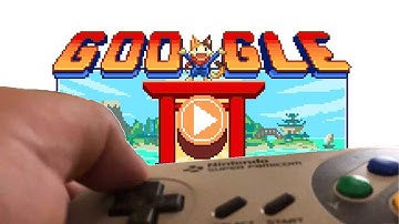【Google Doodle Champion Island】Played with a SNES controller using Arduino Uno