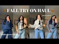 Fall clothing try on haul recreating pinterest outfits  building a capsule wardrobe