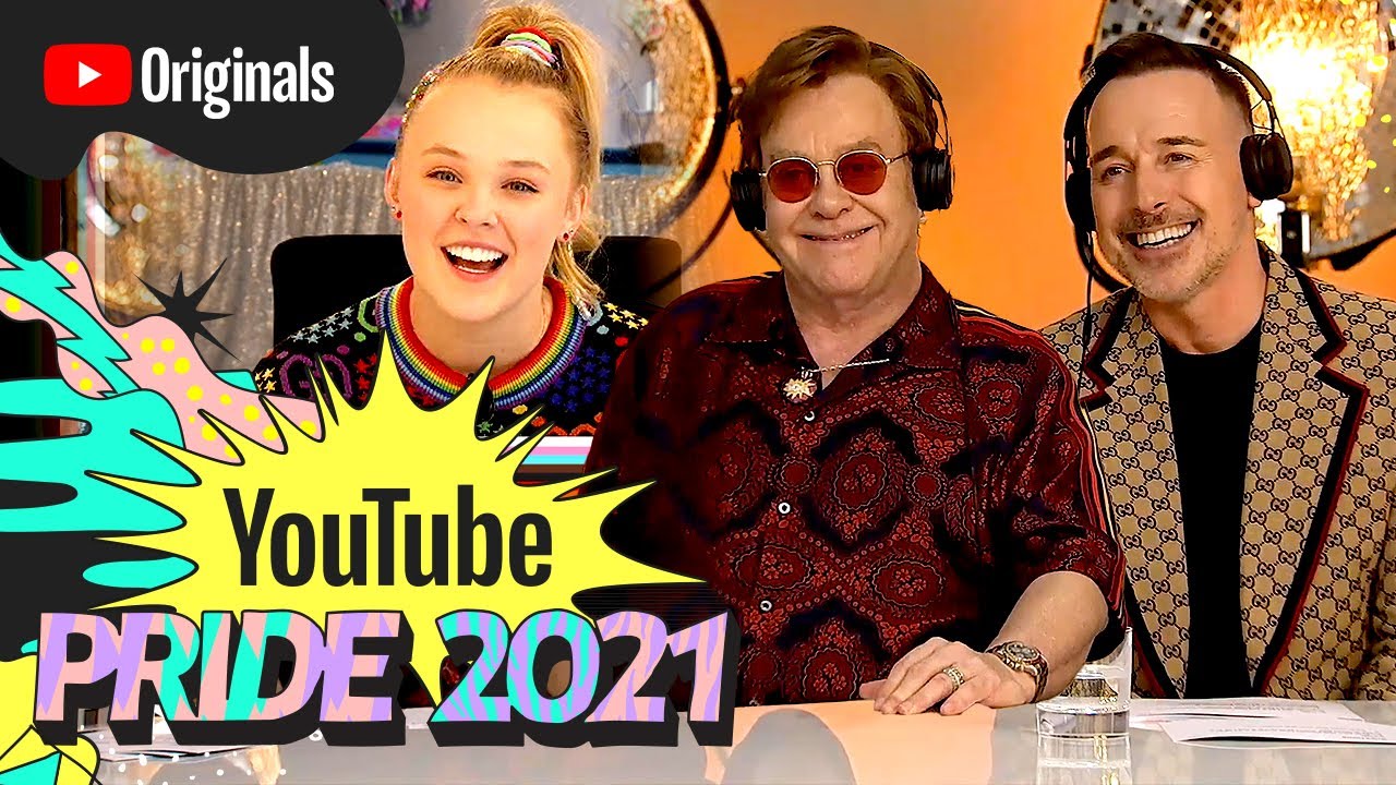 ⁣David and Elton Talk To JoJo Siwa About Relationships | YouTube Pride 2021