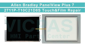 How to Repair 2711P-T10C21D8S Panelview Plus 7 Protective Film Touchscreen Panel LCD Display?