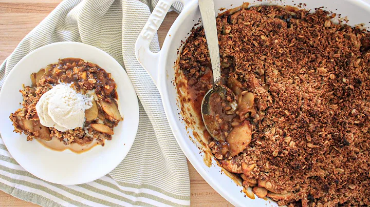 *BEST* APPLE CRISP | healthy gluten-free and refin...