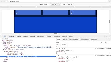 Bootstrap 4 中文教程：网格系统：排序与偏移
