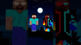 Herobrine Vs Evil Herobrine 😈 #shorts #viral #minecraft Resimi