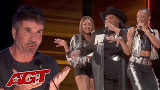 Simon Cowell Makes A Prediction After The Chapel Hart 'Girls Are Back In Town' Performance On AGT!