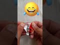 Gum Wrapper Surprise… A Pencil Inside?! ✏️😲🍬 #comedy #funny #asmr #satisfying #shorts