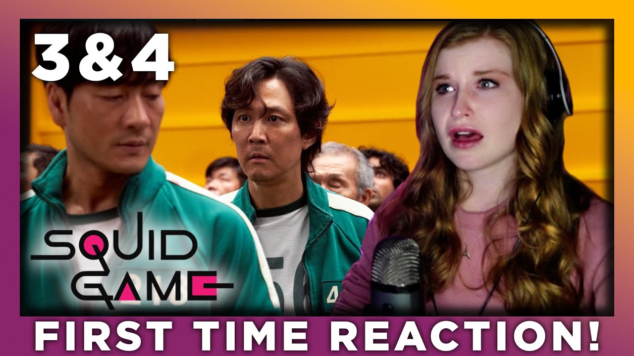 SQUID GAME - EPISODE 3 & 4 REACTION - Tug of war... more like TUG ON MY HEART STRINGS!