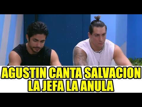 LA JEFA ANULA SALVACION AGUSTIN CANTA SALVACION! LA CASA DE LOS FAMOSOS  MEXICO 2 EN VIVO - YouTube
