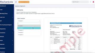Invoice Template - Mechanical & Automotive Workshop Management Software for Mechanics screenshot 5
