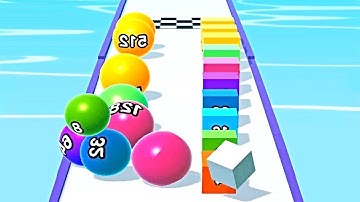 Ball Run 2048 Merge Number ! MAX LEVELS Gameplay Walkthrough New Update Part 168 android, ios