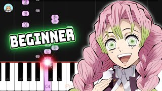 Demon Slayer Season 3 OP - 'Kizuna no Kiseki' - BEGINNER Piano Tutorial & Sheet Music