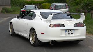 Modified Cars leaving carmeet - 750HP Supra Mk4, R8 V8 X-Pipe, M4 CS, 540HP Cupra, R33 GTR...
