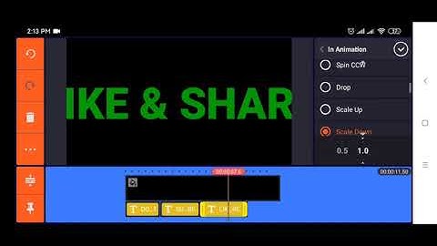 Full tutorial how to make intro/outro using KINEMASTER